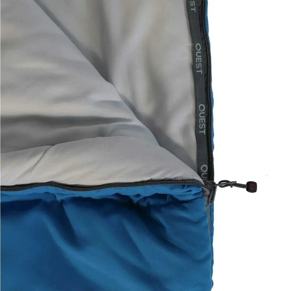 Quest Springtime 235cm Adult Warm Sleeping Bag Outdoor Camping/Hiking Blue