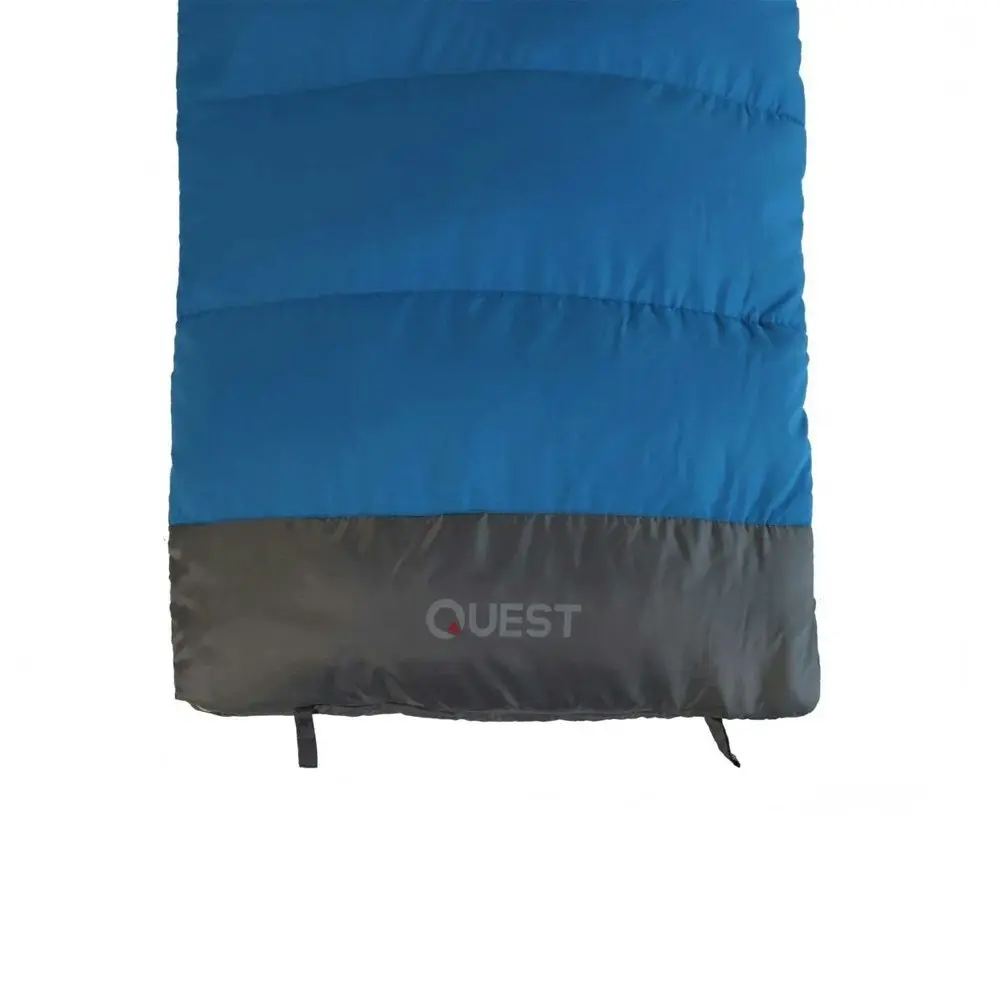 Quest Springtime 235cm Adult Warm Sleeping Bag Outdoor Camping/Hiking Blue