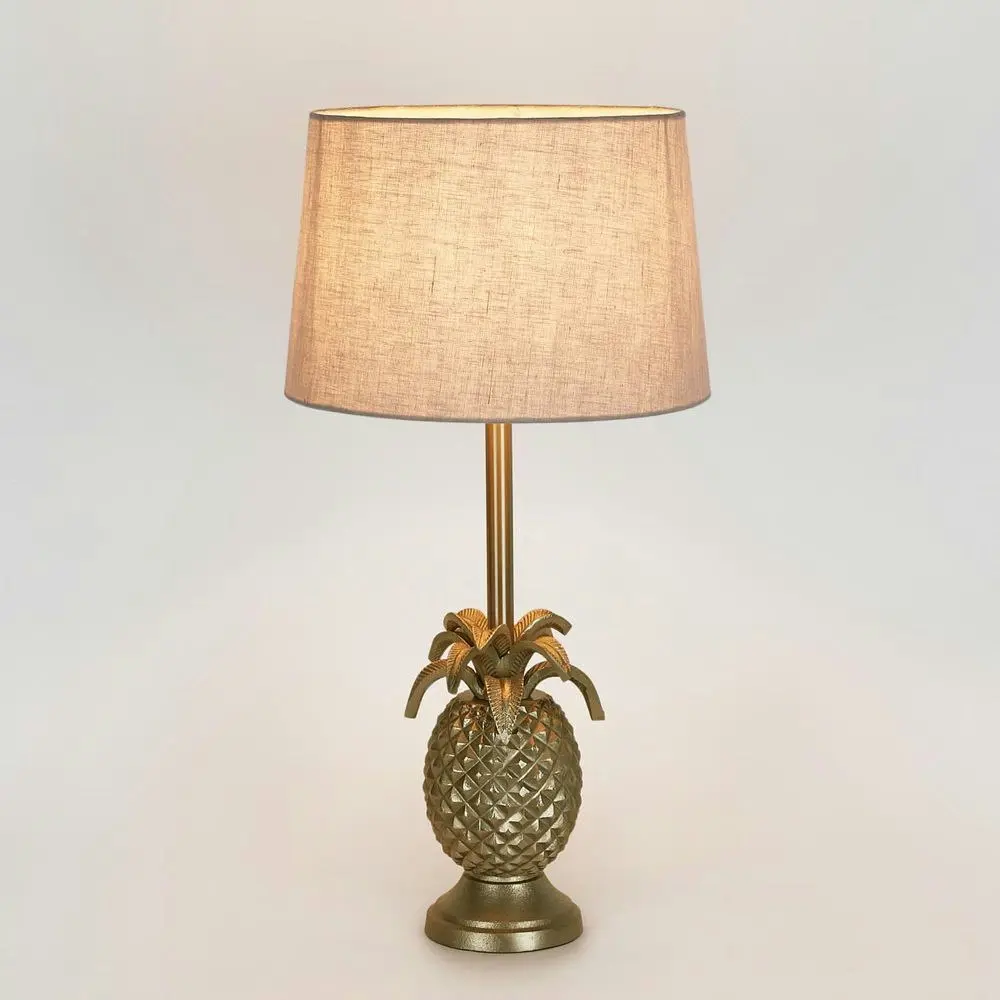 Belle St Martin Table Lamp w/ Base 45cm Bedside Night Light Decor Antique Brass