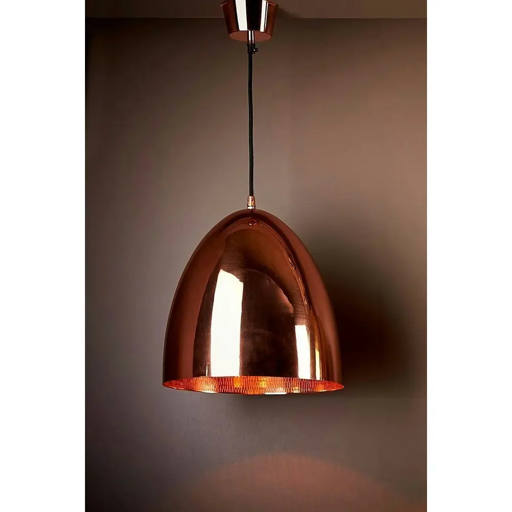 Belle Egg Brass Ceiling Pendant Light 30cm Hanging Room Lamp Home Decor Copper