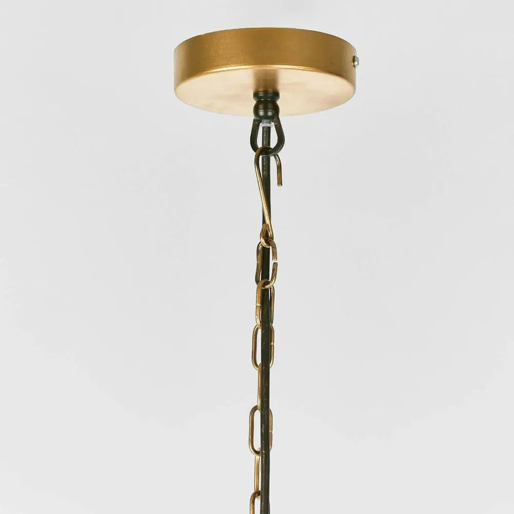 Belle Watson Iron Ceiling Pendant Light 32cm Hanging Lamp Home Room Decor Brass