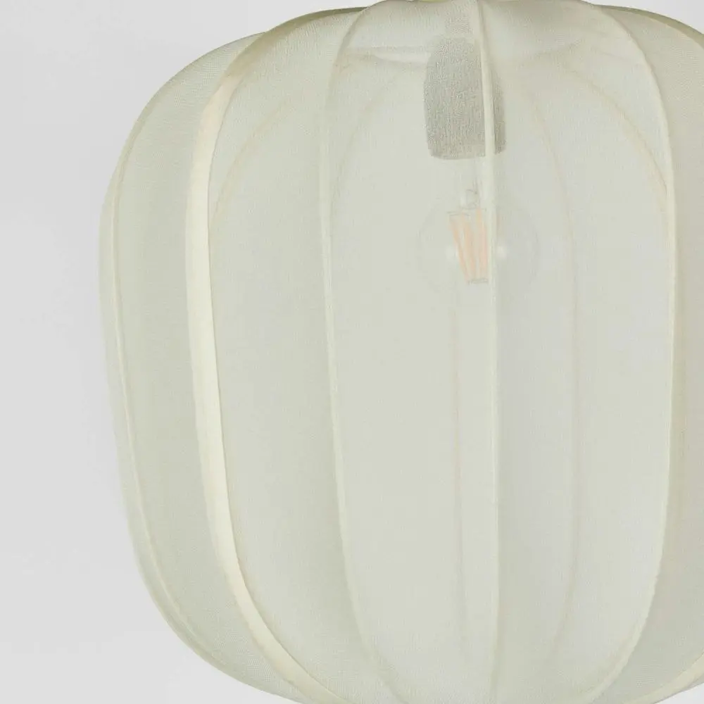 Belle Pumking Chiffon Shade Cover 38cm For Ceiling Pendant Light Medium Ivory