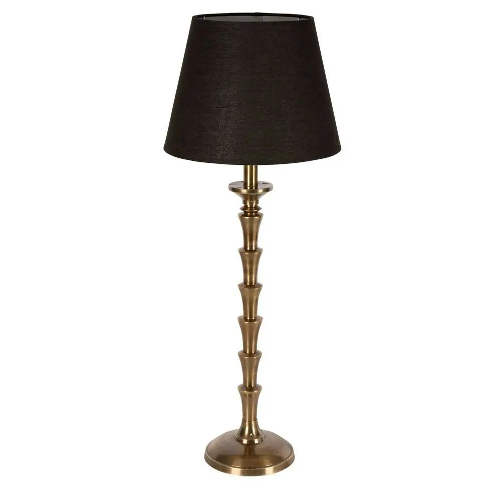 Belle Jordan Table Lamp w/ Base 60cm Bedside Night Light Decor Antique Brass