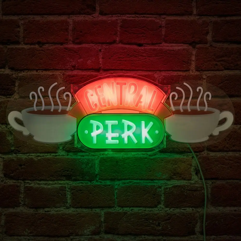 Friends Central Perk Neon Night Light Wall Mount/Freestanding Decor Lamp 38cm