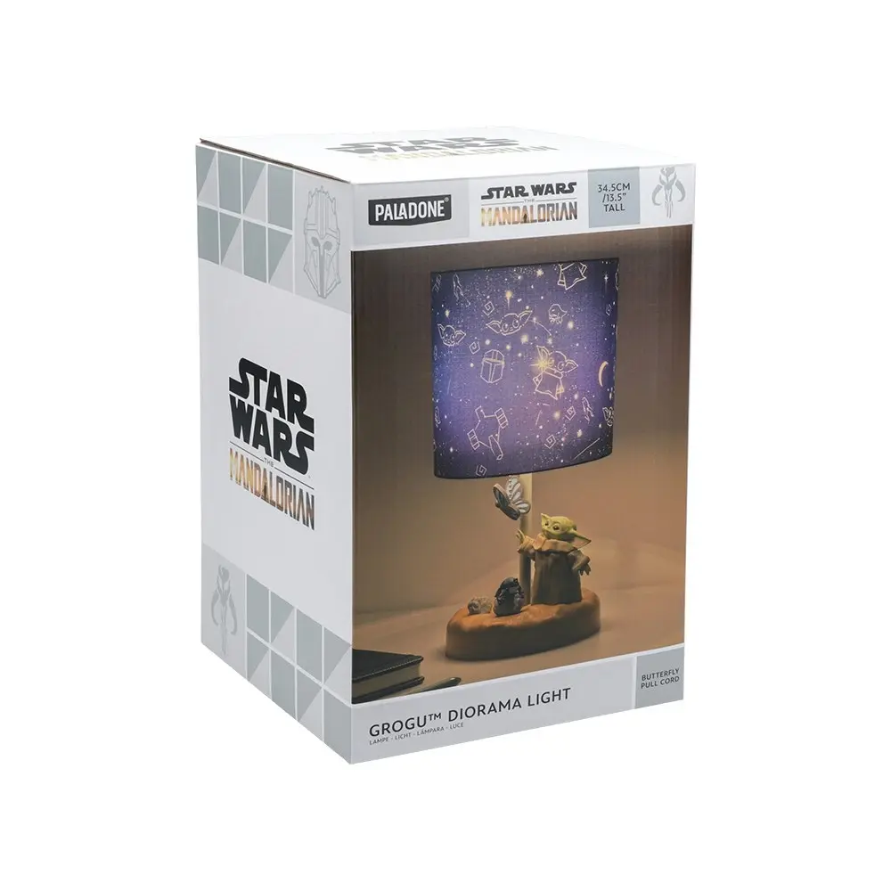 Disney Star Wars 31cm Grogu Diorama Light Home/Room Decorative Table/Desk Lamp