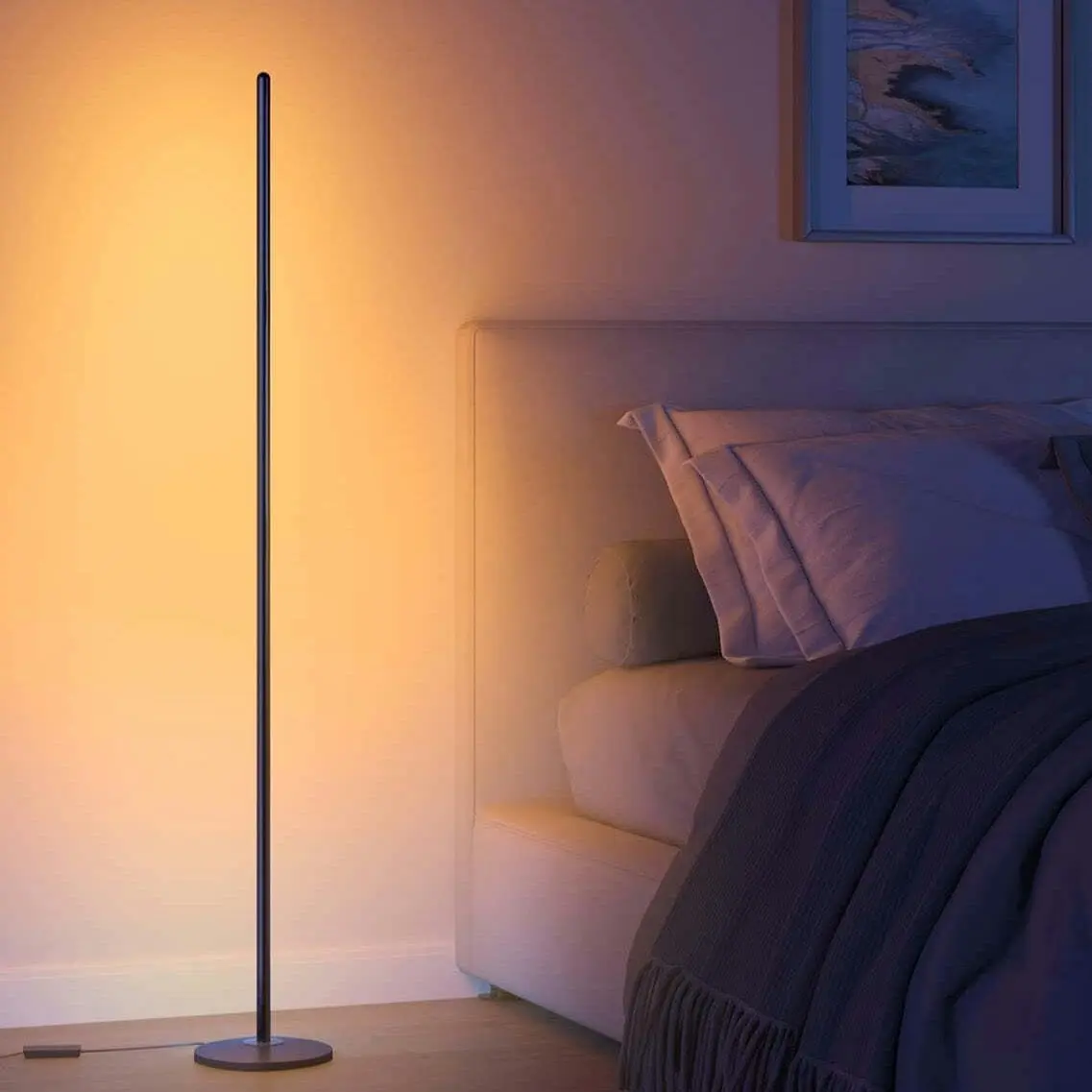 Clever Gear Govee RGBICW Smart Corner Floor Lamp Basic Voice Controlled Light