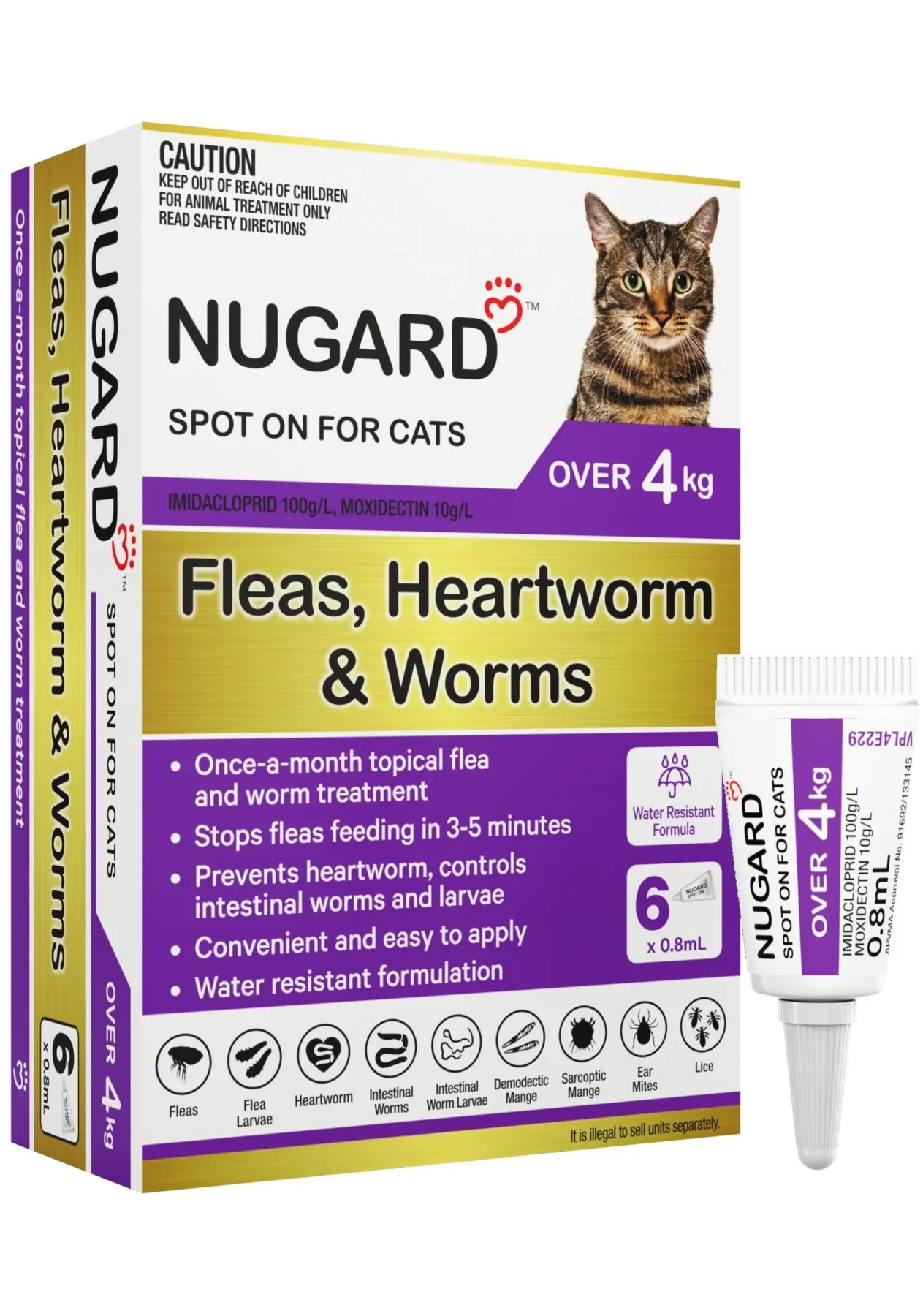 Nugard For Large Cats Over 4kg. (Purple)