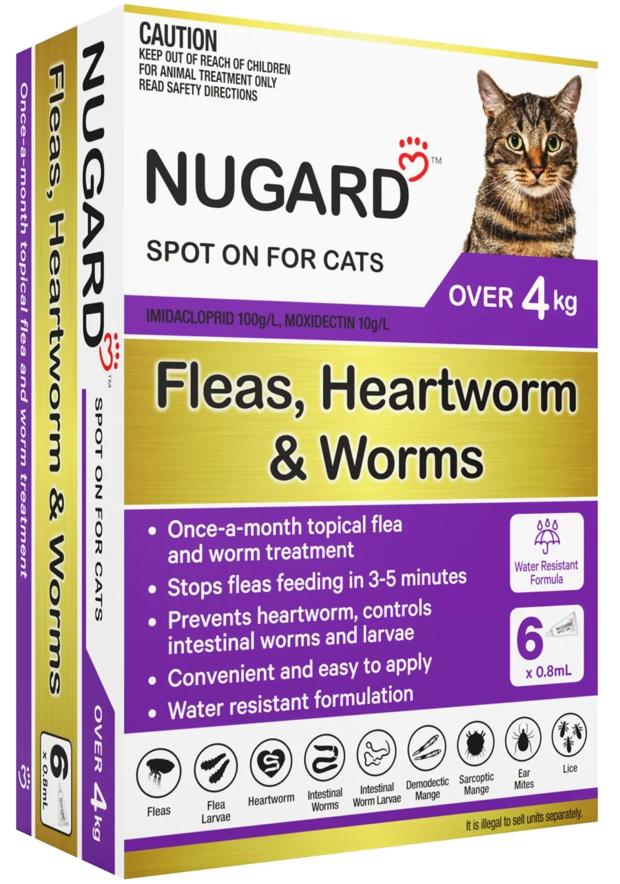 Nugard For Large Cats Over 4kg. (Purple)