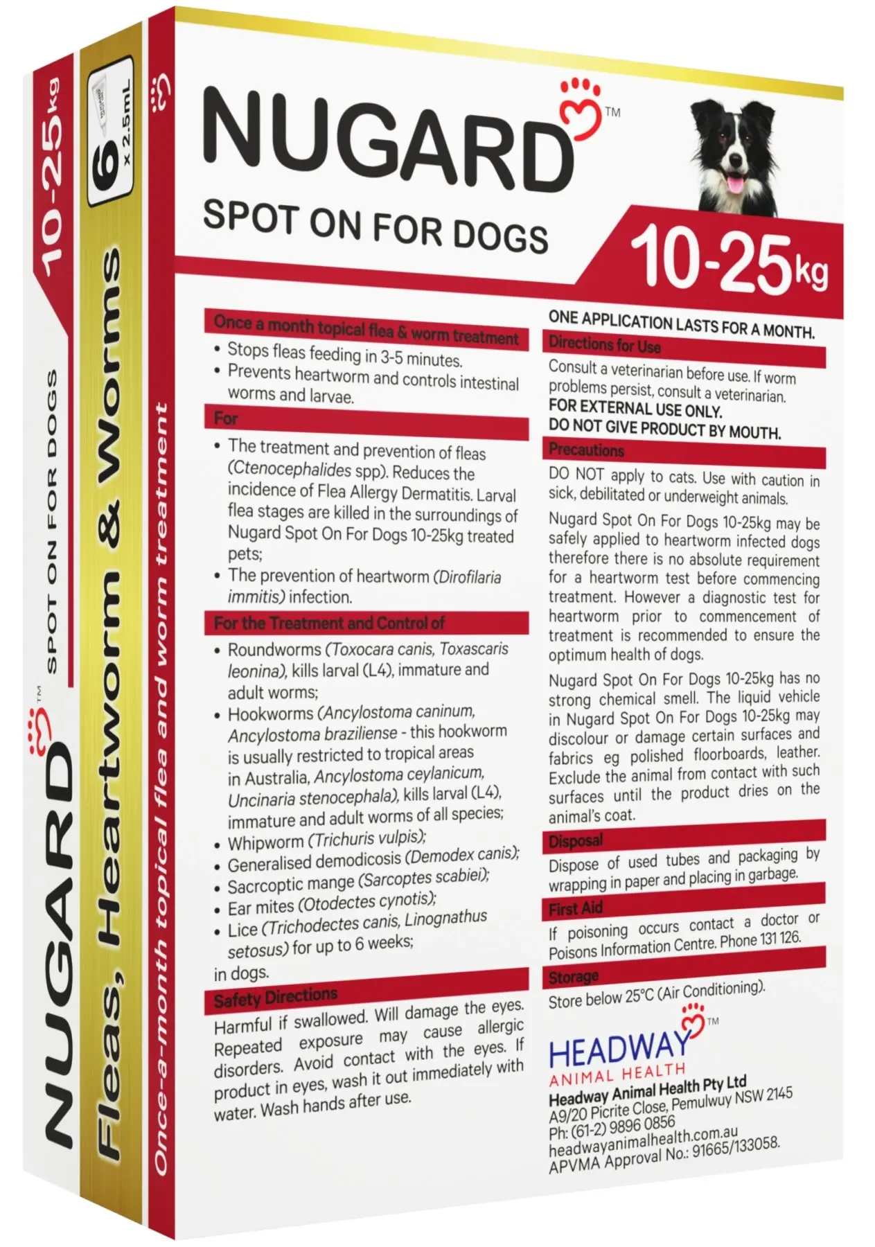 Nugard for Medium Dogs 10-25kg (Red)