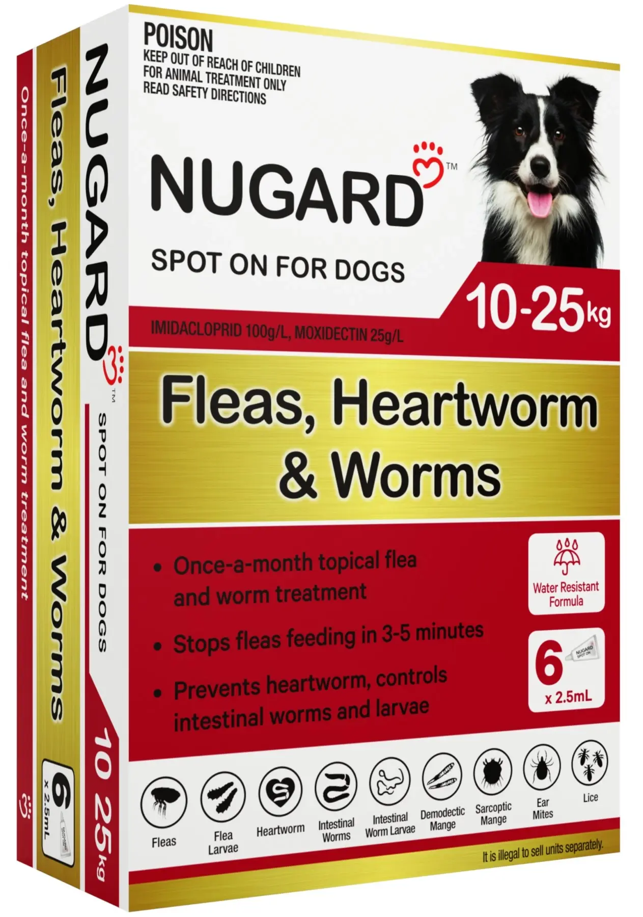 Nugard for Medium Dogs 10-25kg (Red)