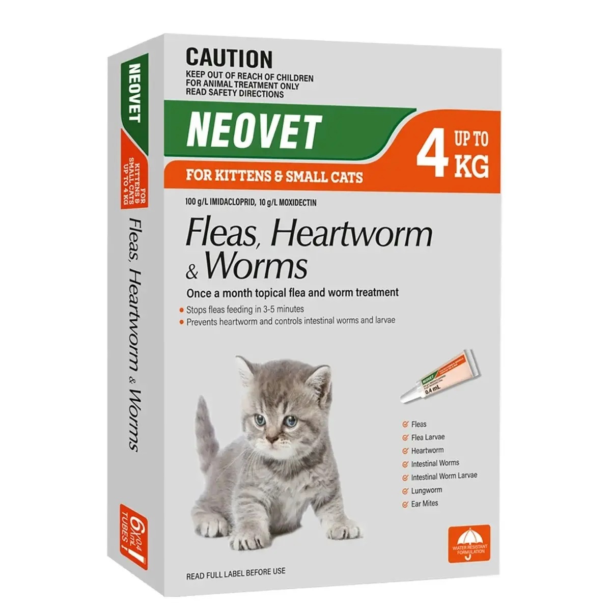 Neovet for Kittens and Small Cats Up to 4kg (Orange)