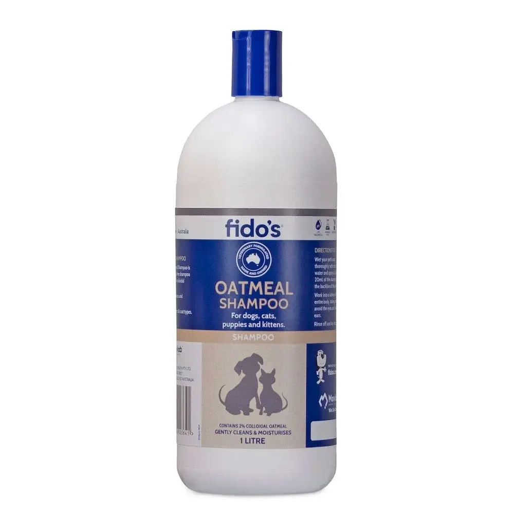 Fido's Oatmeal Shampoo For Cats and Dogs - 250ml, 500ml & 1L