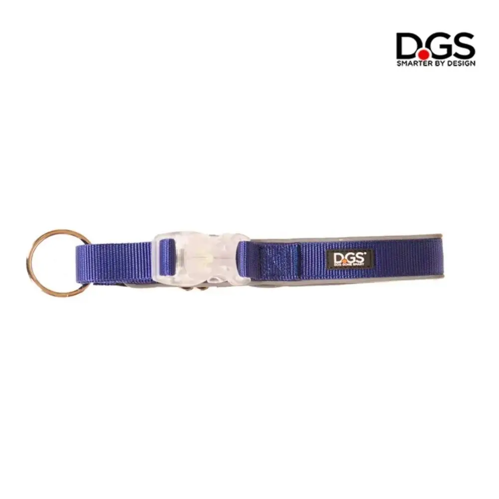 DGS LED Dog Collar Small - Black, Navy, Purple & Red