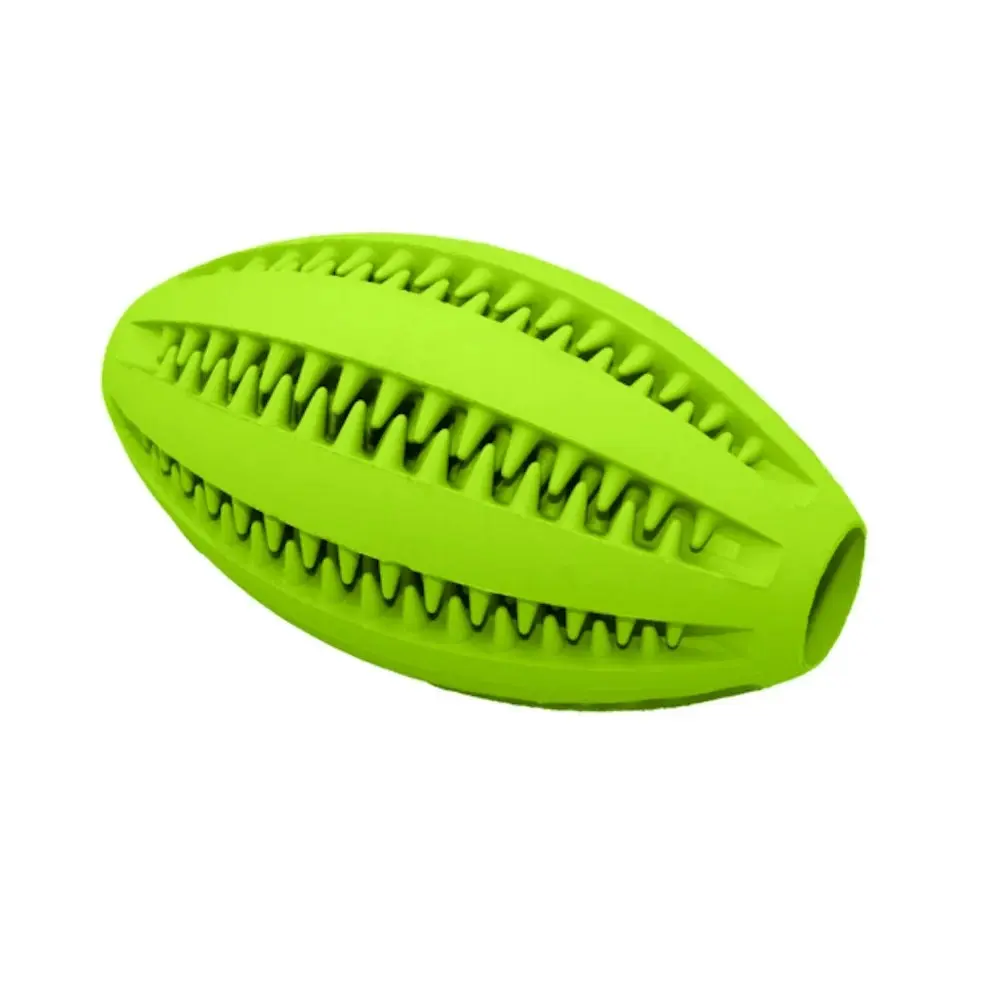 Paws For Life Rubber Dental Rugby Ball For Cats and Dogs - Small & Large