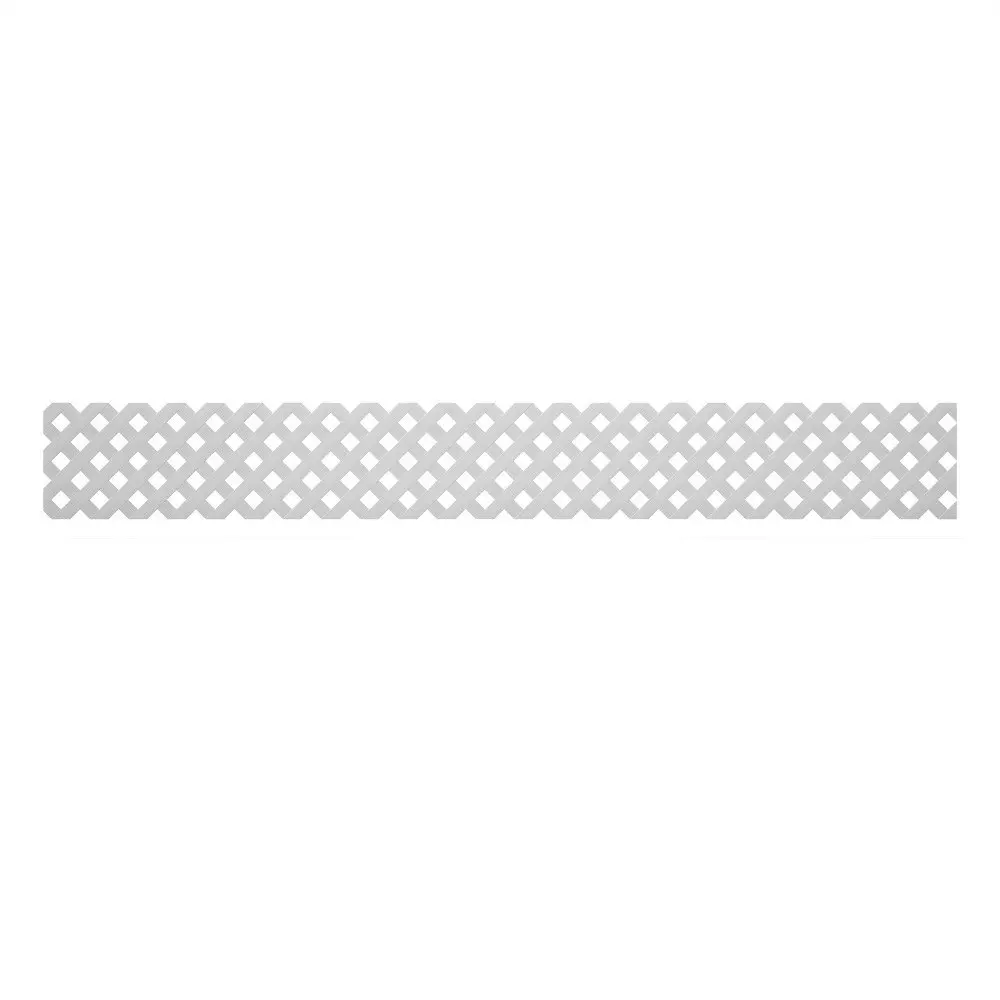 Plastic Lattice 300x2345 White