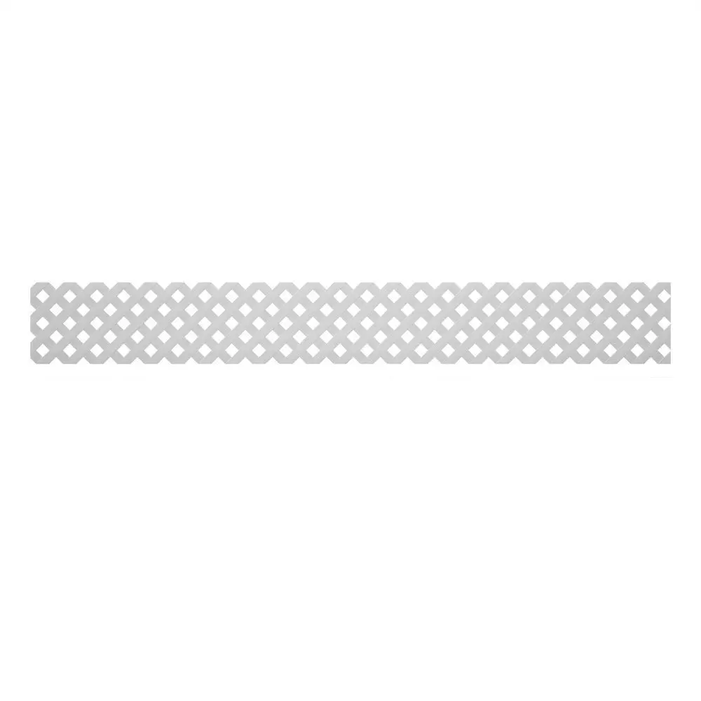 Plastic Lattice 300x2345 White