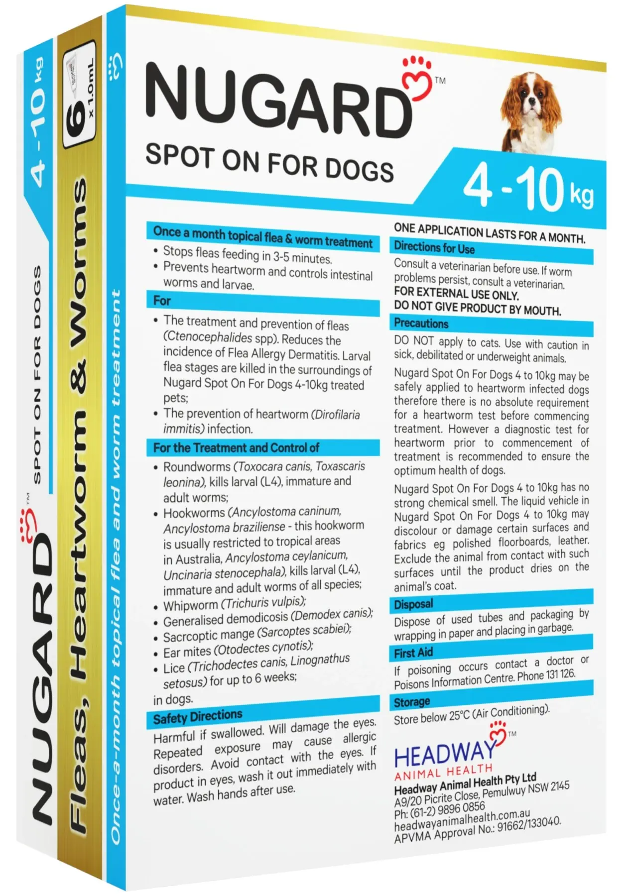 Nugard for Small Dogs 4-10kg (Aqua)