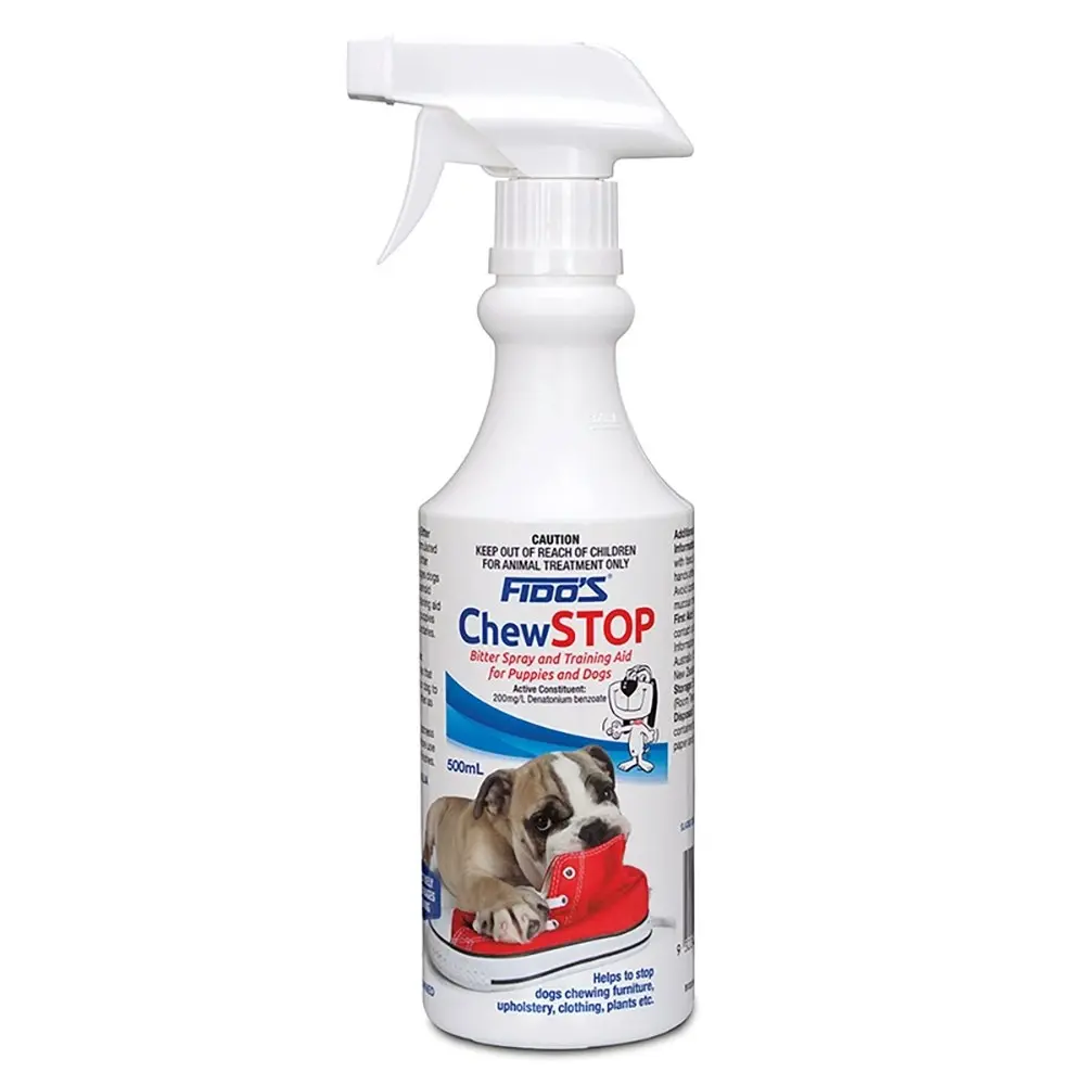 Fido's ChewSTOP Bitter Spray For Dogs - 200ml & 500ml