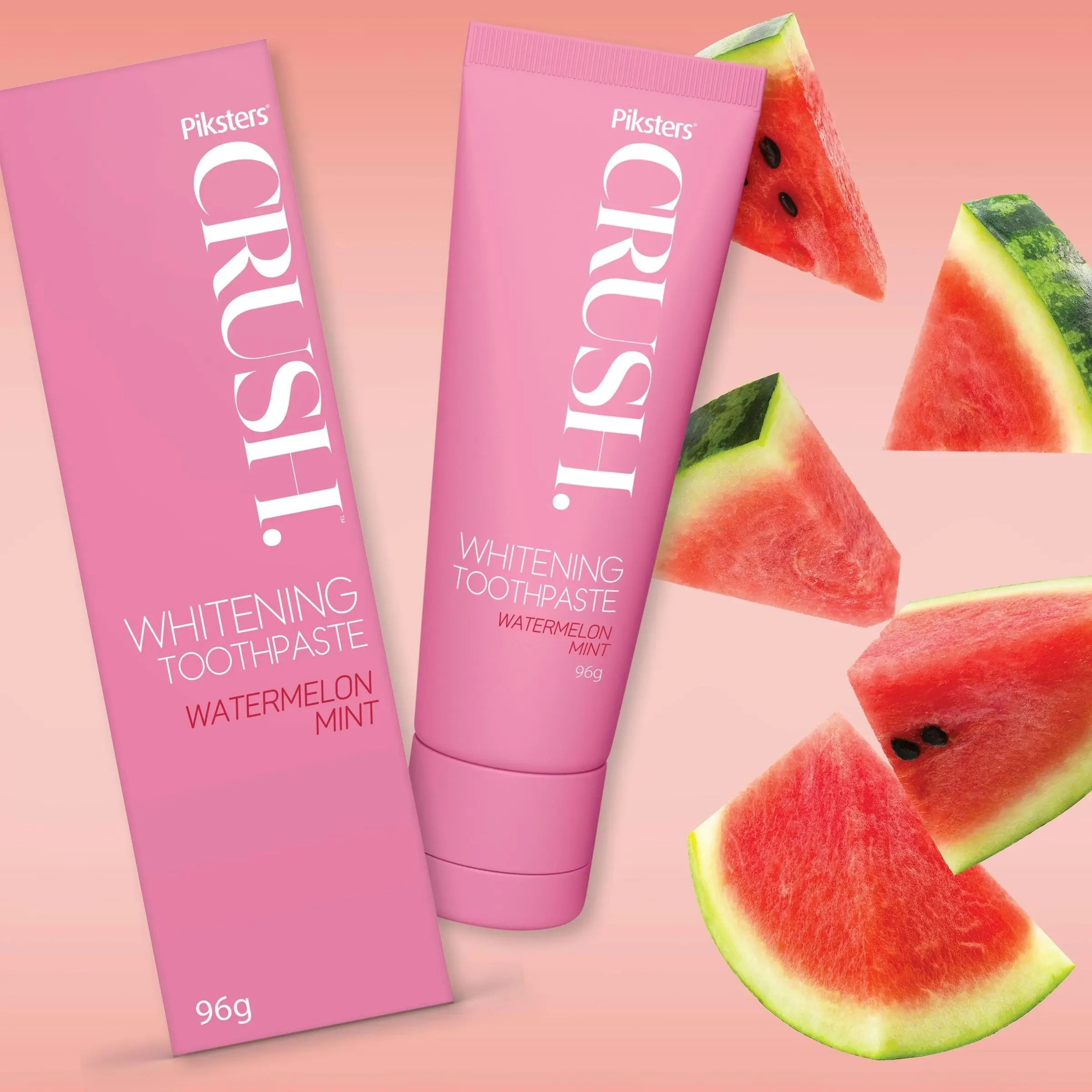 Piksters Crush Whitening Toothpaste Watermelon 96g