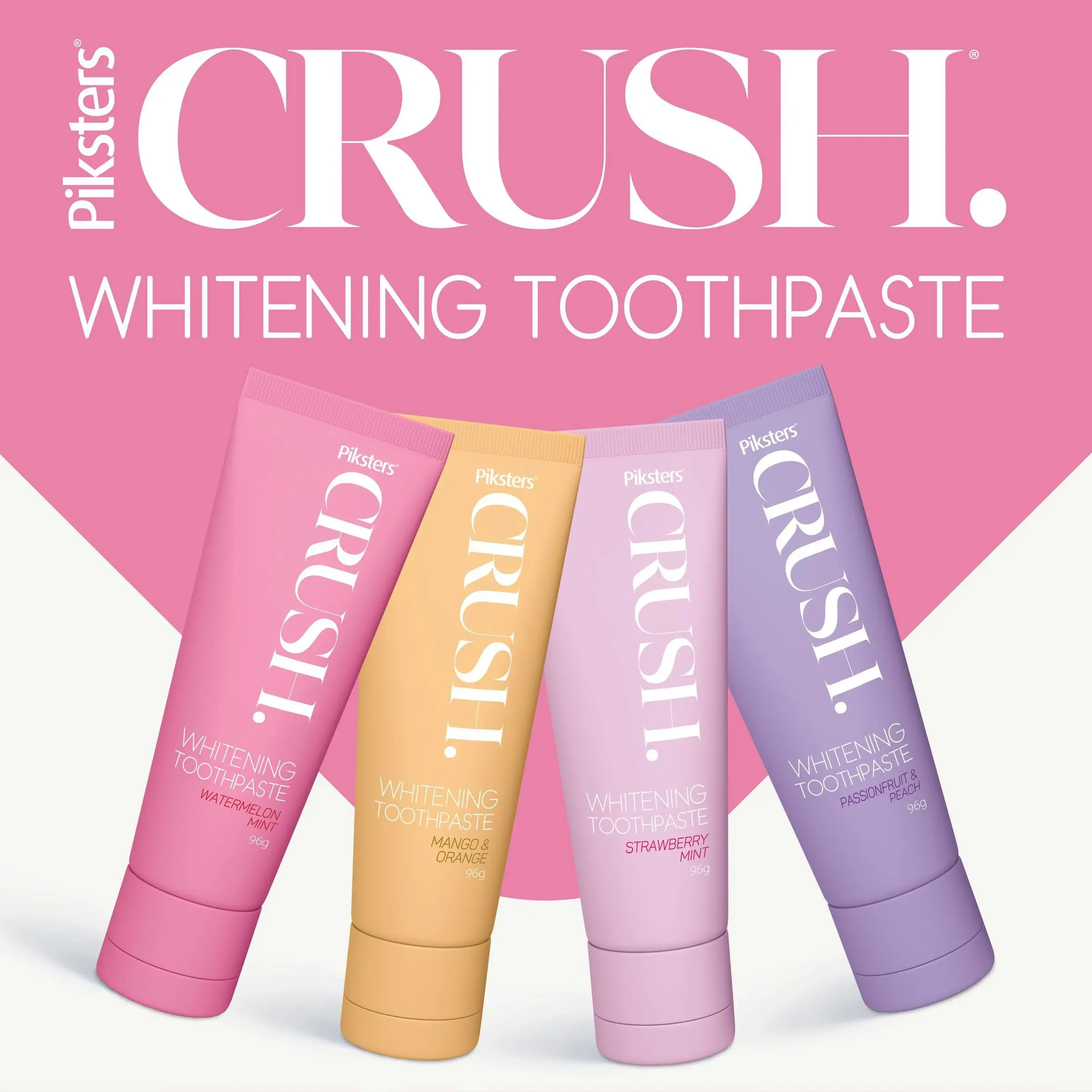 Piksters Crush Whitening Toothpaste Watermelon 96g