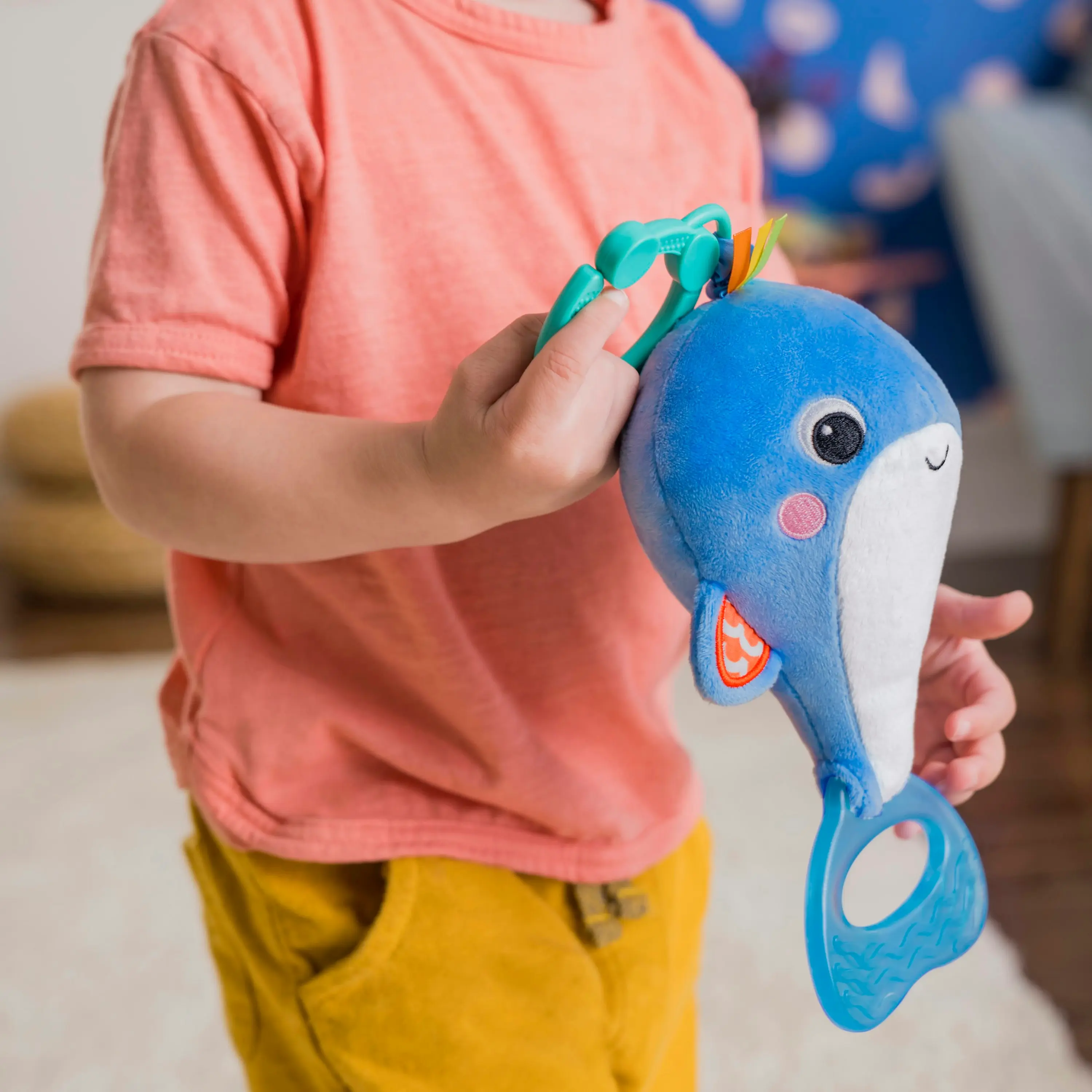 Whale-A-Roo Pull & Shake Toy