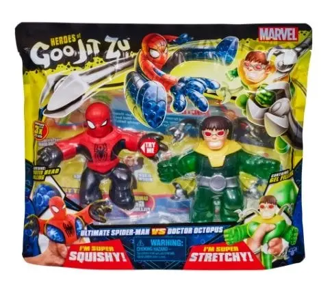 Heroes Of Goo Jit Zu Marvel Versus Pack Ultimate Spider-Man Versus Doctor Octopus