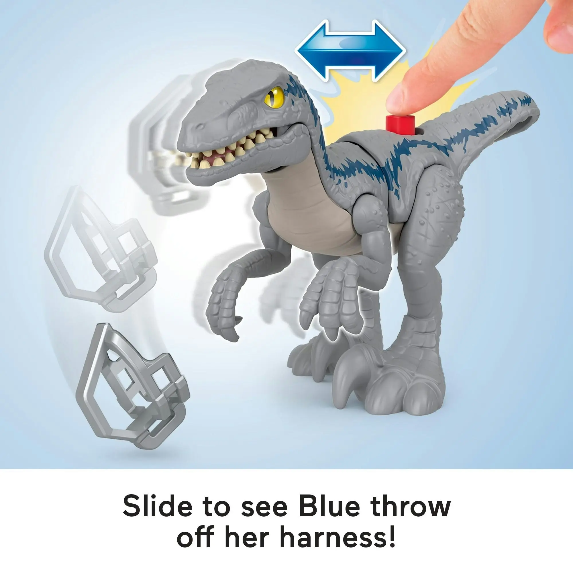 Imaginext Jurassic World Dominion Dinosaur Breakout Blue