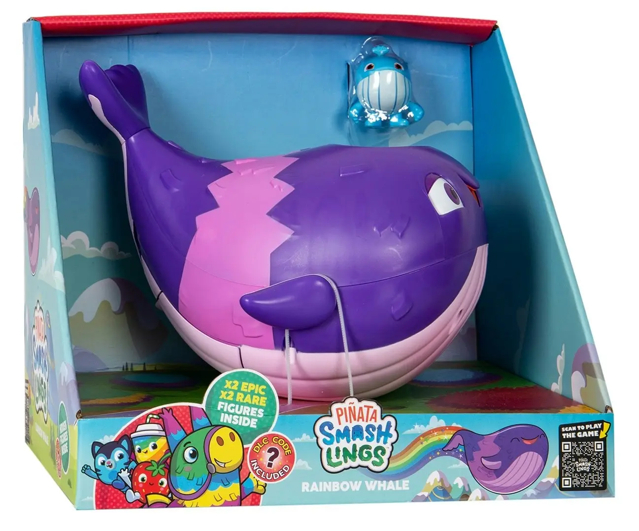 Pinata Smashlings - Rainbow Whale Playset