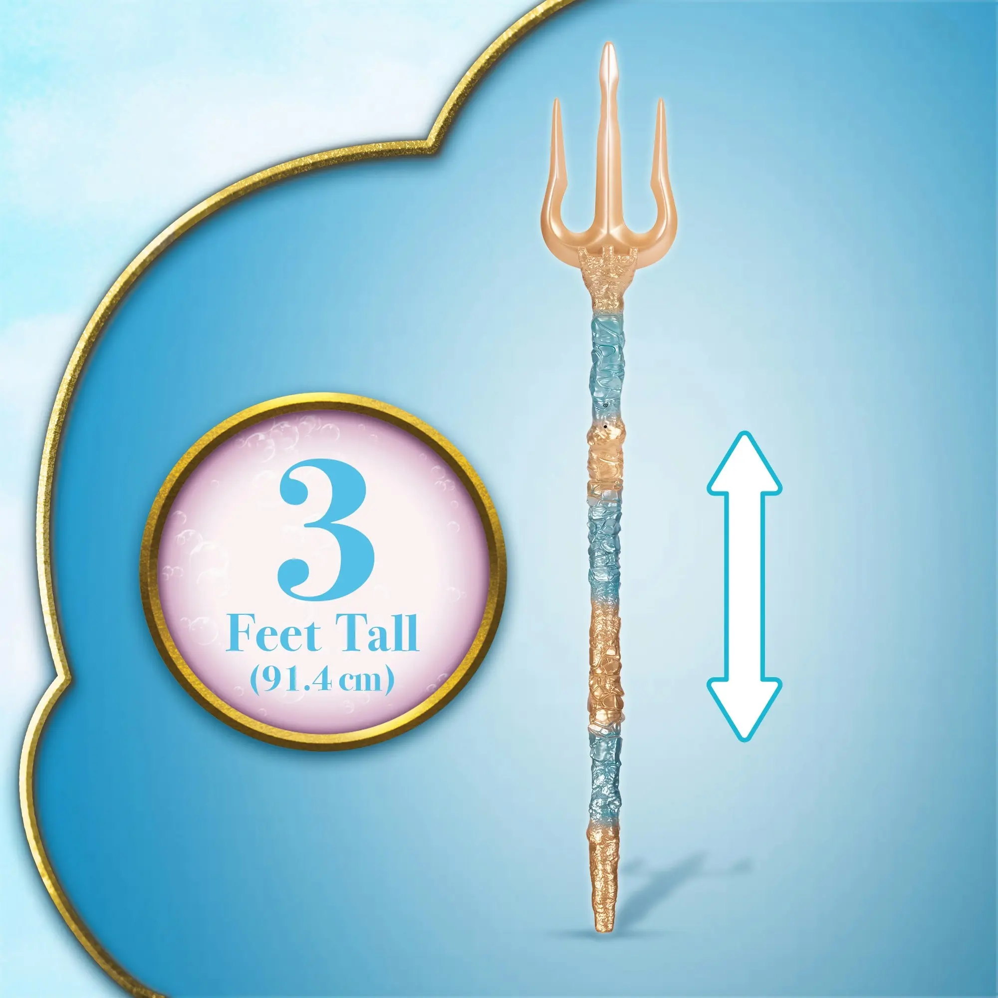 Disney Princess The Little Mermaid King Triton's Feature Trident