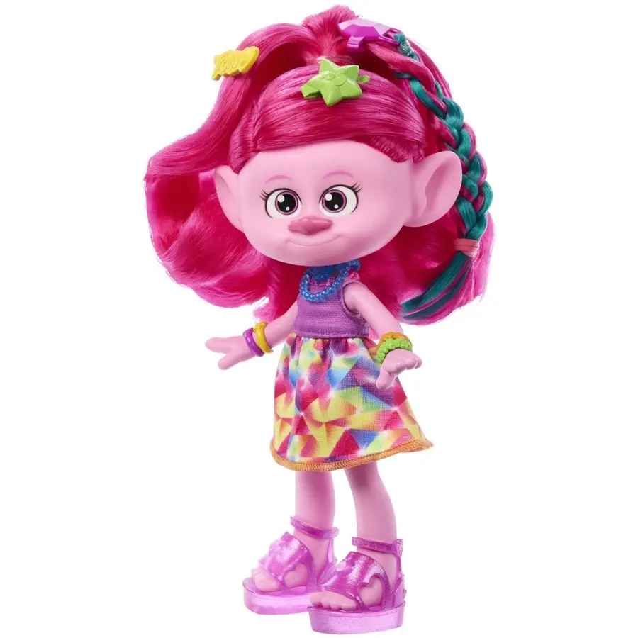 Trolls 3 Band Together Hair-Tastic Queen Poppy Doll