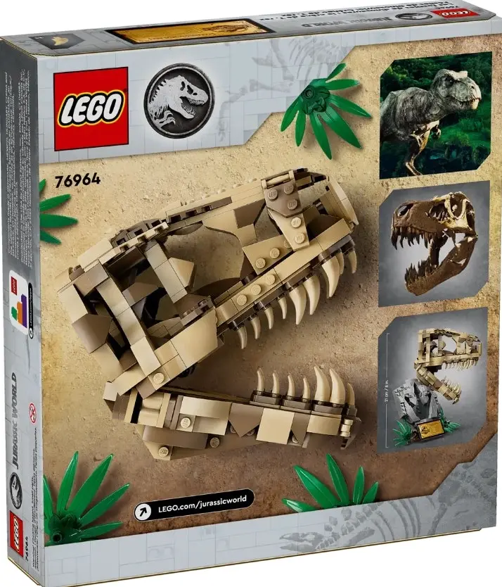 LEGO Jurassic World Dinosaur Fossils: T. rex Skull 76964