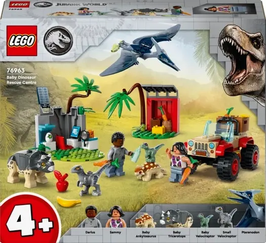 LEGO Jurassic World Baby Dinosaur Rescue Center 76963