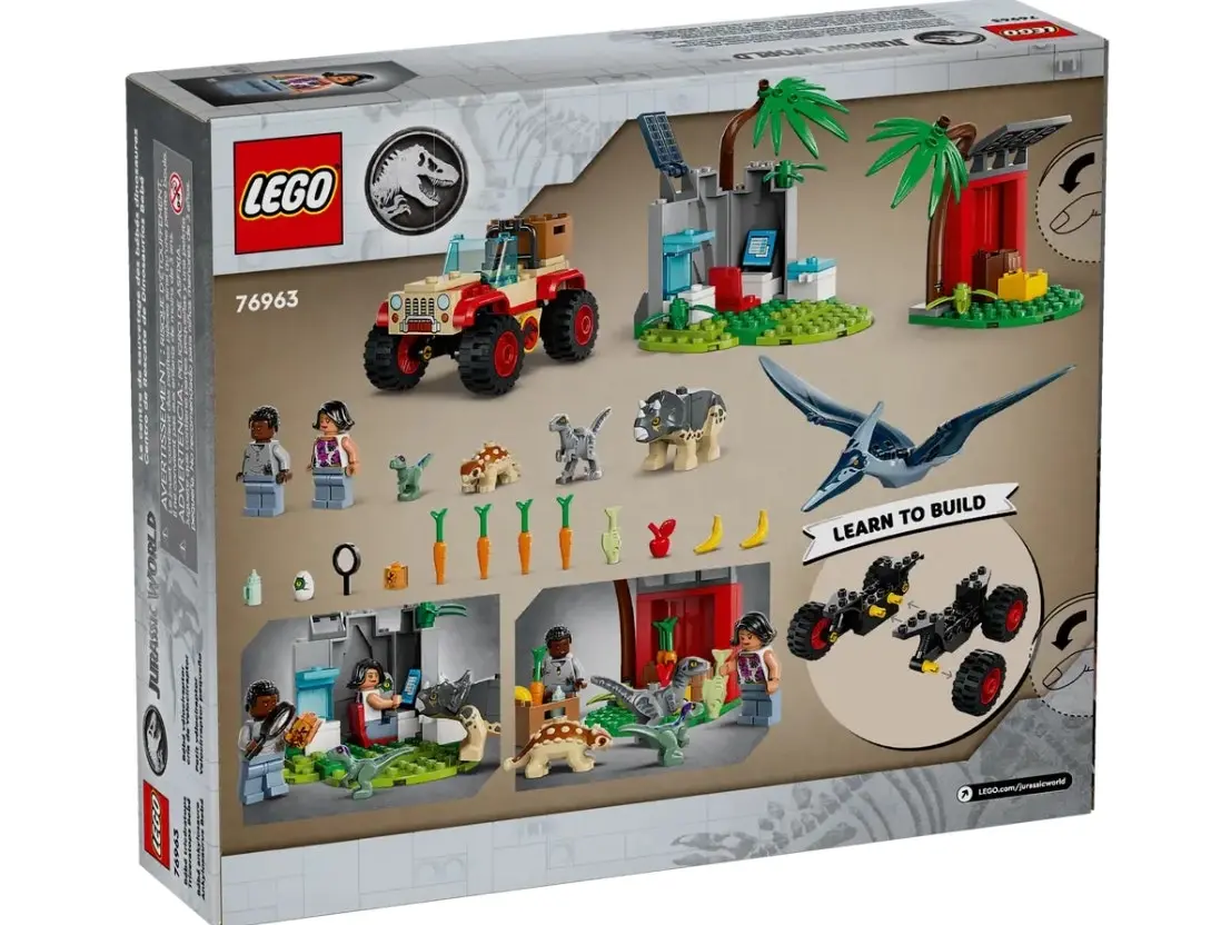 LEGO Jurassic World Baby Dinosaur Rescue Center 76963