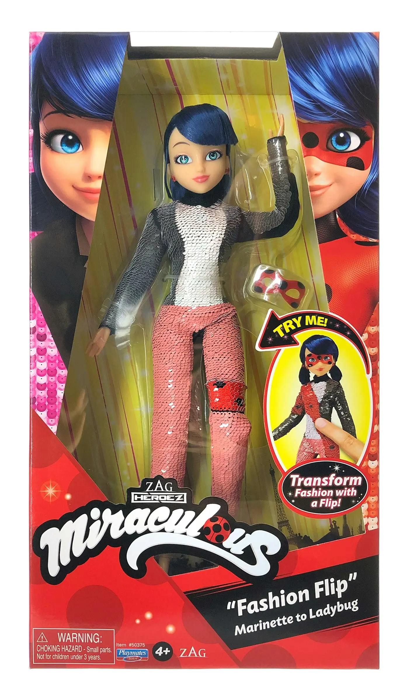 Miraculous Ladybug Transforming Fashion - Sequin Outfit