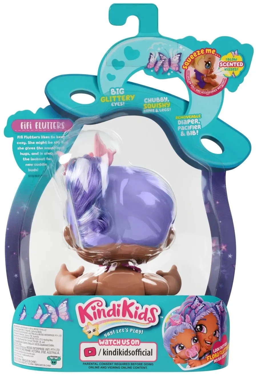 Kindi Kids Scented Baby Sister - Fifi Flutters