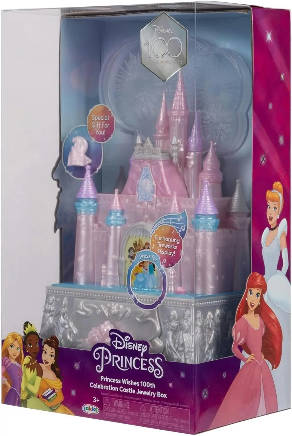 Disney Princess Wishes 100th Celebration Castle Jewelry Box