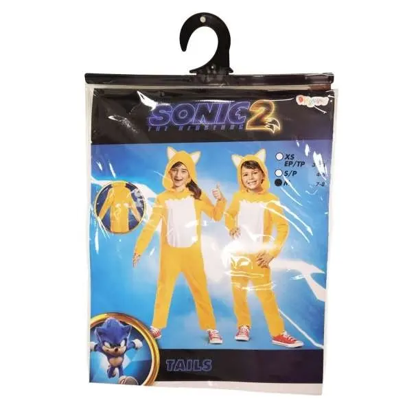 Sonic Tails Movie Costume Ages 7-8