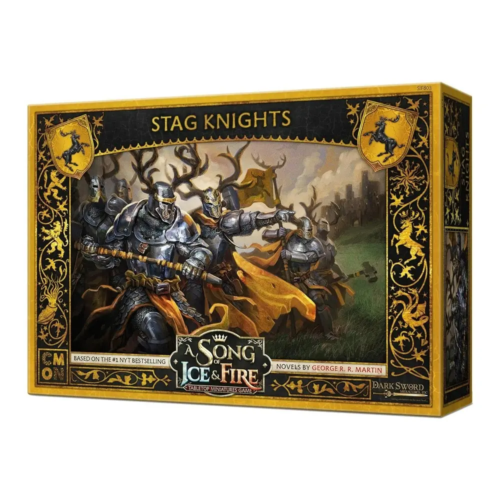 CMON A Song Of Ice & Fire Tabletop Miniatures Game Figure Stag Knights 14y+