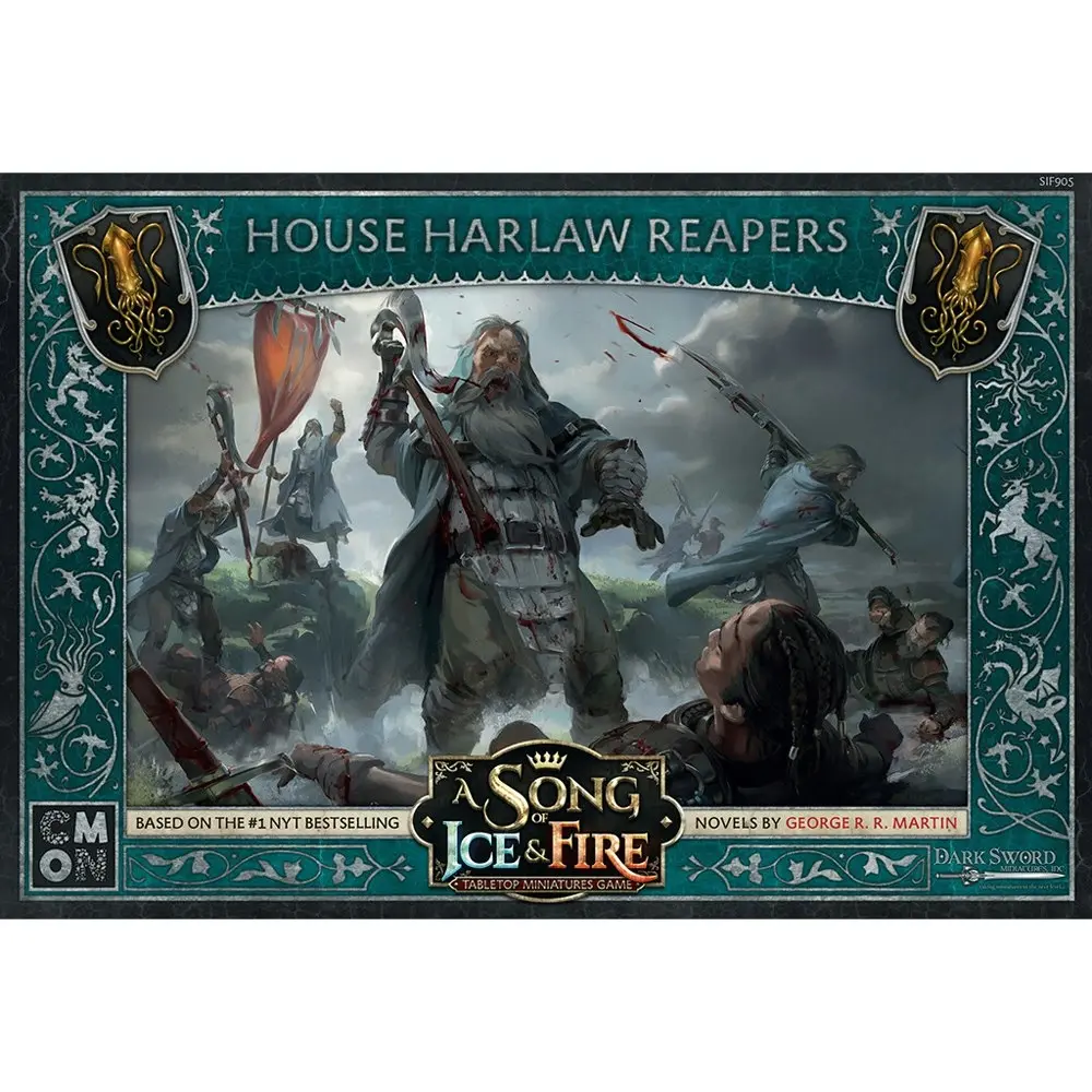 CMON A Song Of Ice & Fire Tabletop Miniatures Game Figure Harlaw Reapers 14y+