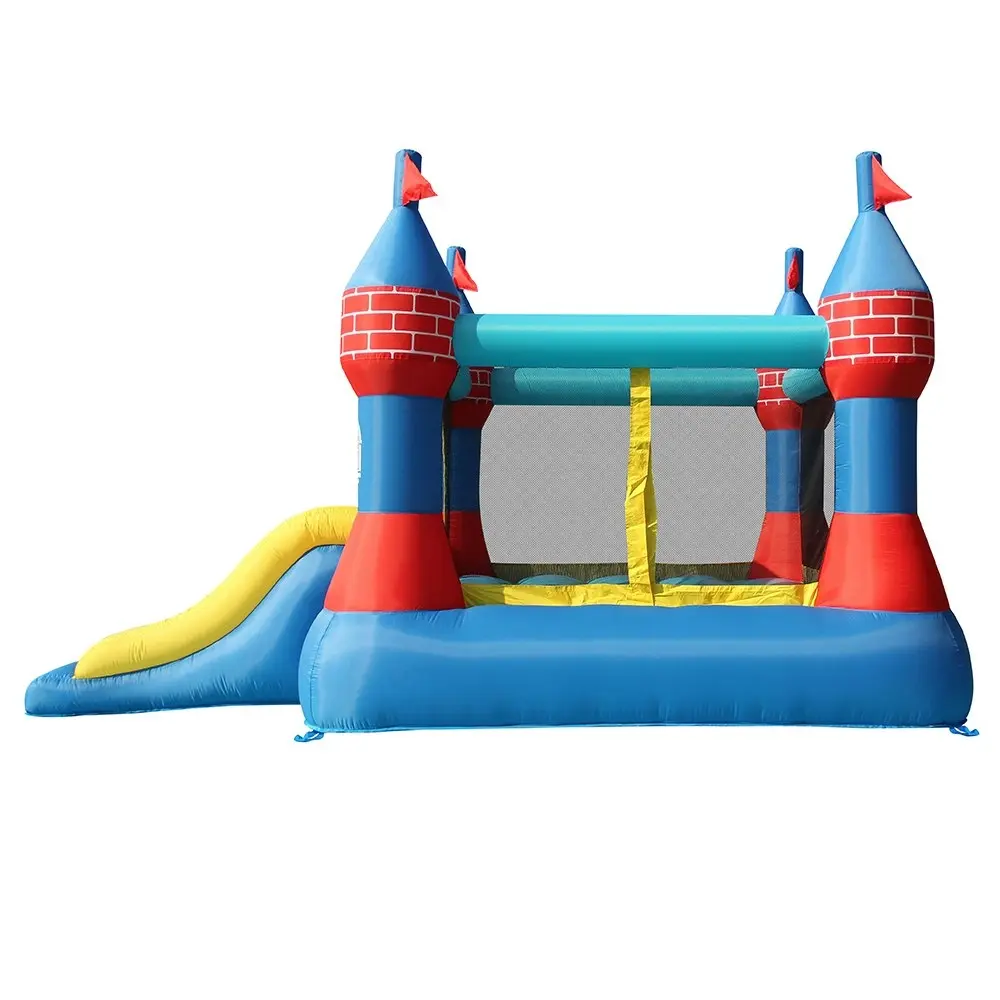 Happy Hop Inflatable 370cm Castle Bouncer w/ Double Slide Kids/Child Outdoor Toy