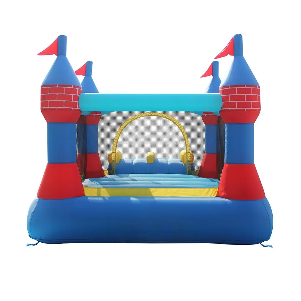 Happy Hop Inflatable 370cm Castle Bouncer w/ Double Slide Kids/Child Outdoor Toy