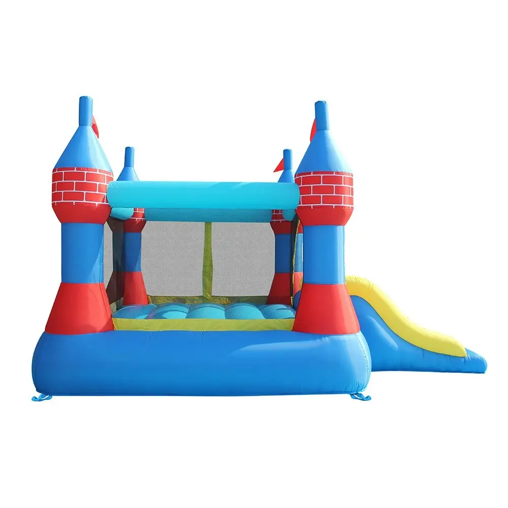 Happy Hop Inflatable 370cm Castle Bouncer w/ Double Slide Kids/Child Outdoor Toy