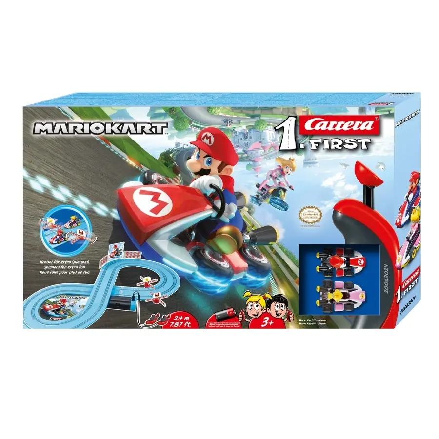 Carrera Mario Kart Figure 8 Slot Car Racing 2.4m Track RC Kids/Children Toy 3y+