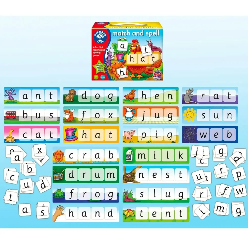 Orchard Game Match & Spell Kids/Children Word Educational Learning Letter Game