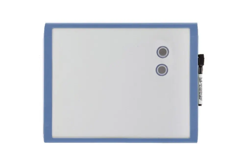 Quartet 36cm Blue Wall Mountable Magnetic Whiteboard w Marker/Magnet Home Office