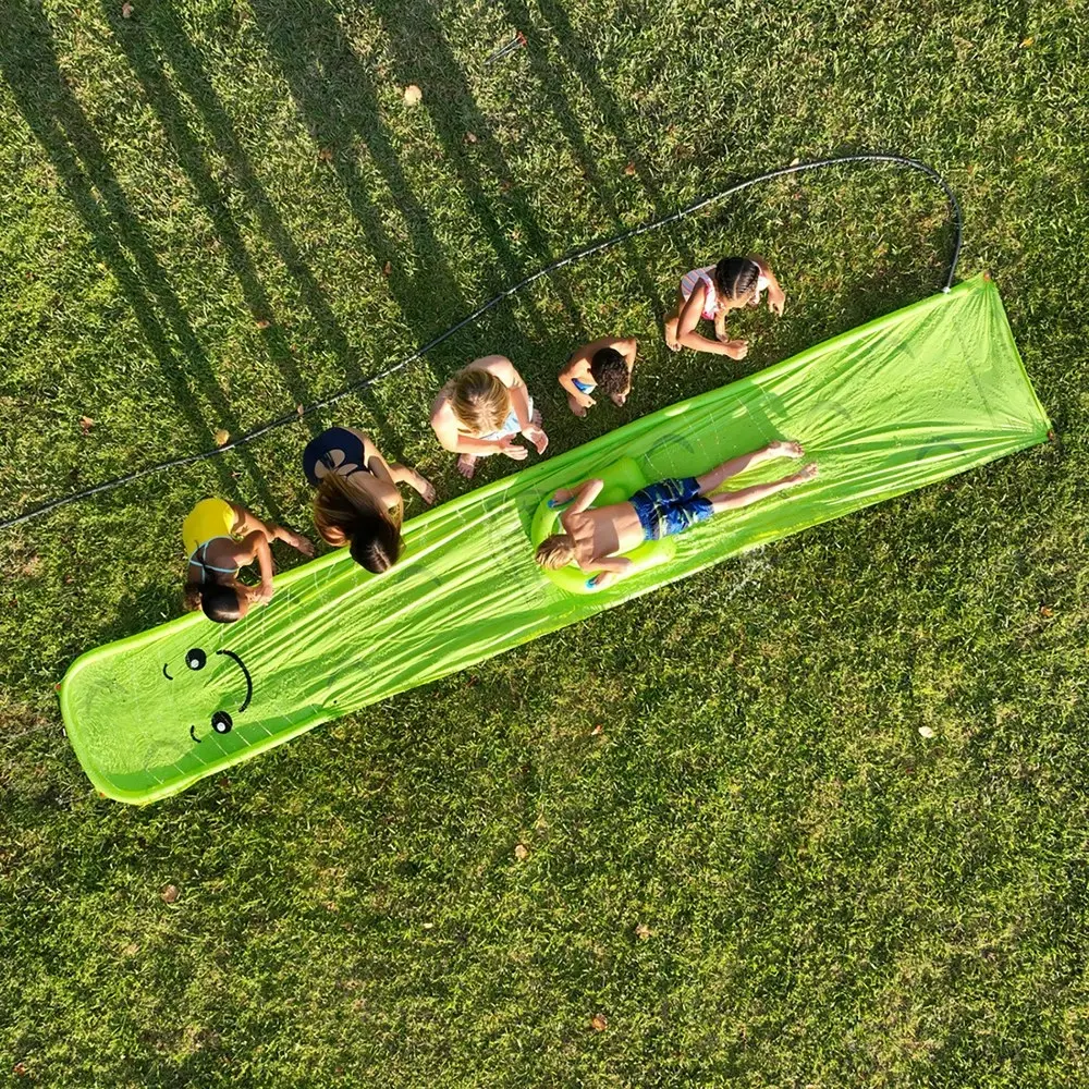 Bigmouth Inc. 549cm Pickle Splash Slide Kids/Children Outdoor Garden Play Green