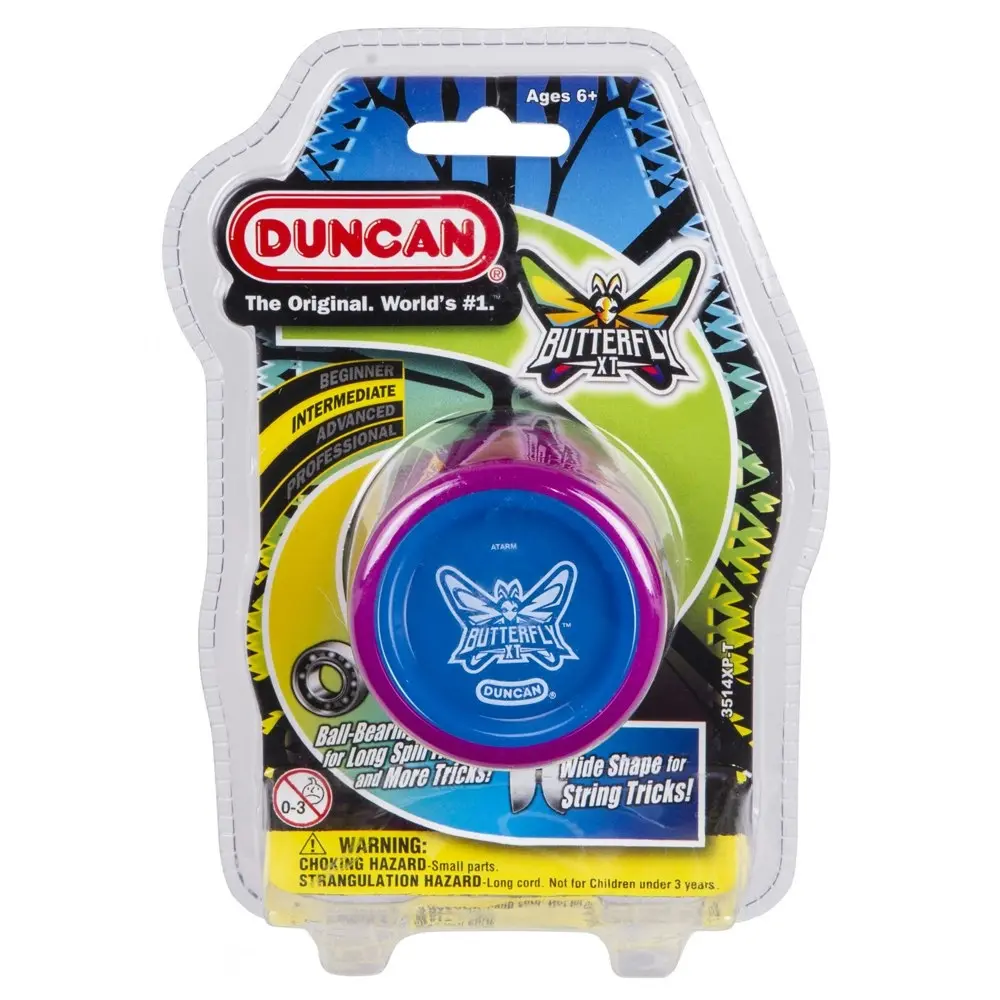 Duncan Yo Yo Intermediate Butterfly XT Kids/Children Classic Toy 6y+ Assorted