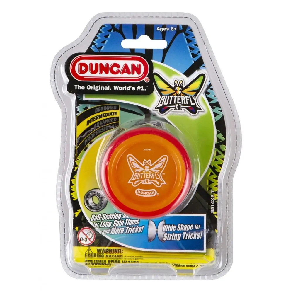 Duncan Yo Yo Intermediate Butterfly XT Kids/Children Classic Toy 6y+ Assorted