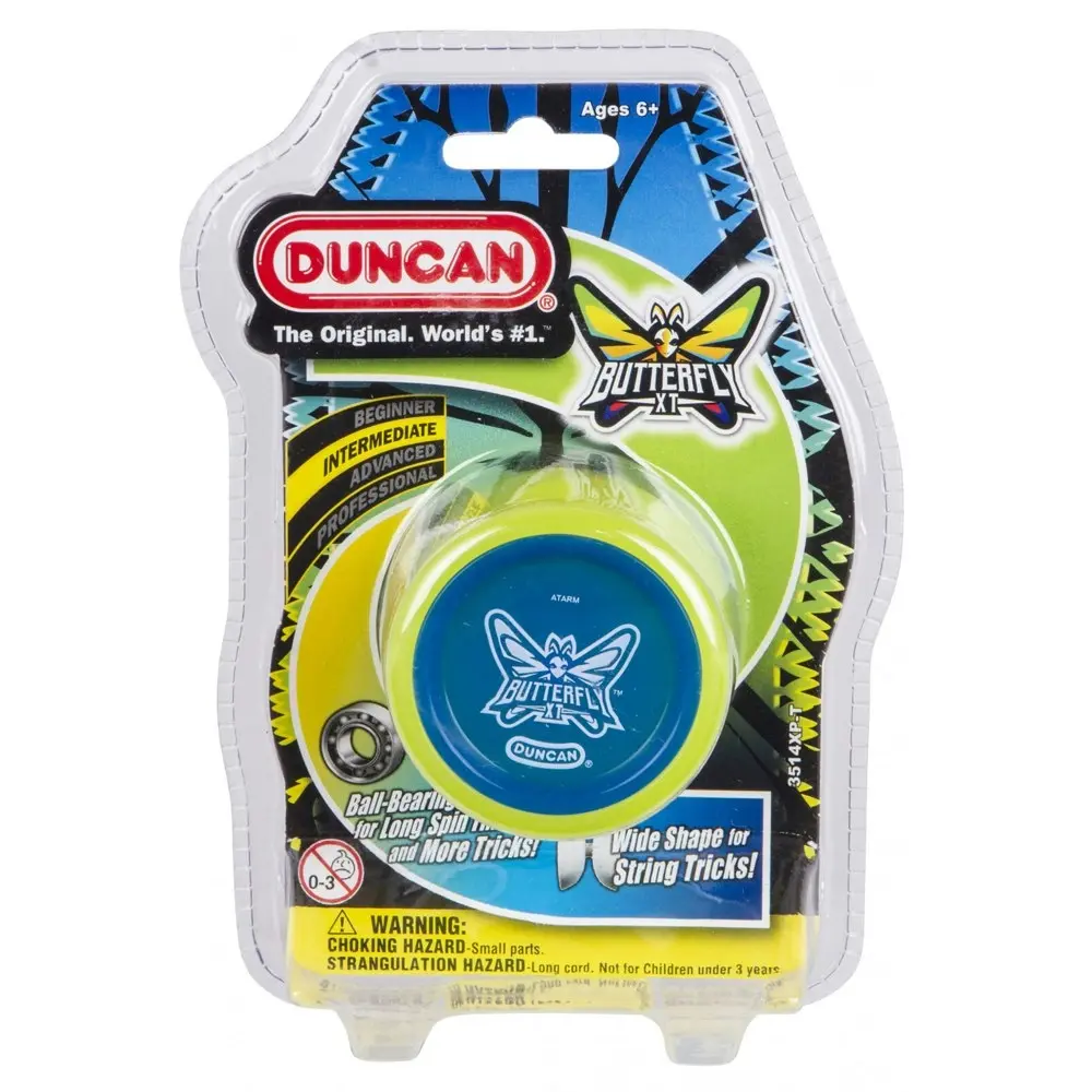 Duncan Yo Yo Intermediate Butterfly XT Kids/Children Classic Toy 6y+ Assorted