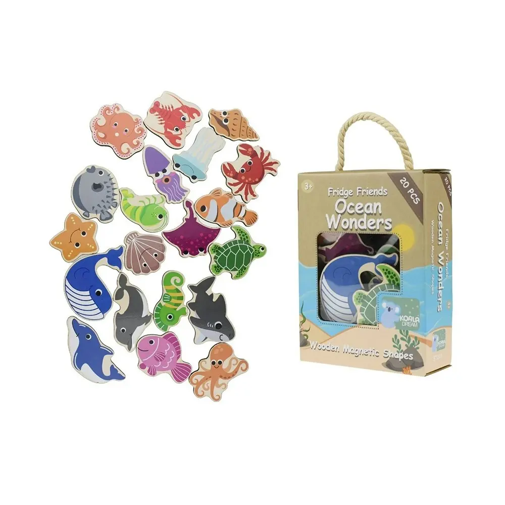 20pc Koala Dream Fridge Friends Magnetic Sea Creatures Baby Learning Toy 3+